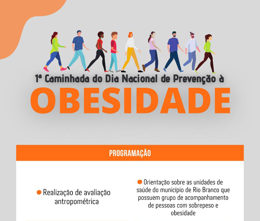 Caminhada Do Dia Nacional De Preven O Obesidade Ser Nesta Ter A Em